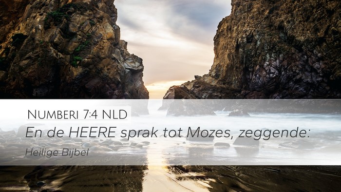 Numberi 7:4 NLD Bible Verse Image
