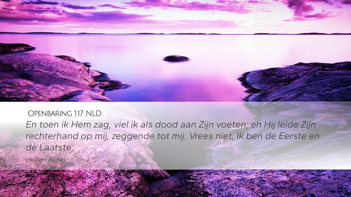 Openbaring 1:17 NLD Bible Verse Image
