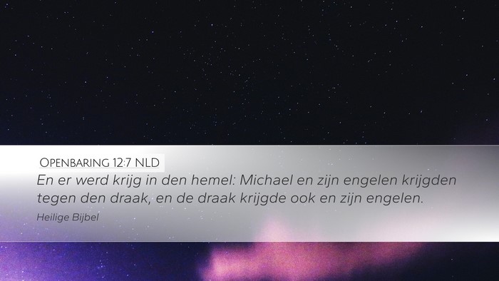 Openbaring 12:7 NLD Bible Verse Image