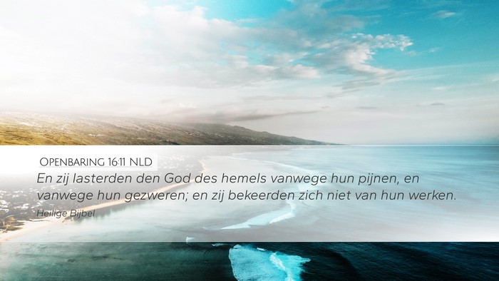 Openbaring 16:11 NLD Bible Verse Image