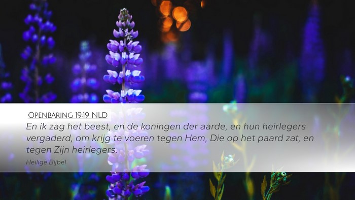 Openbaring 19:19 NLD Bible Verse Image