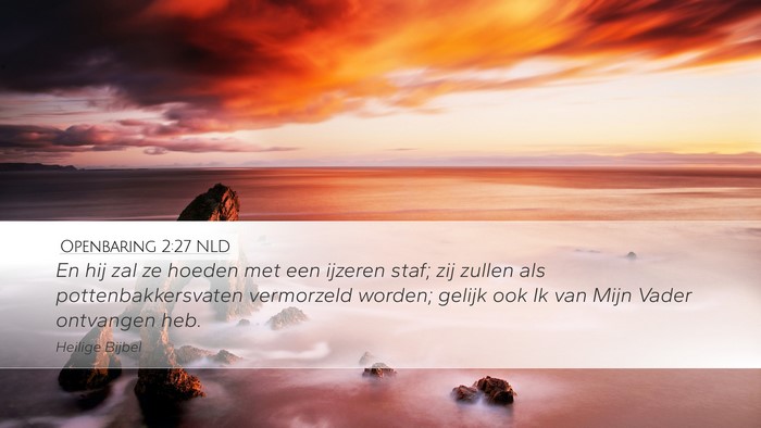 Openbaring 2:27 NLD Bible Verse Image
