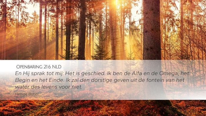 Openbaring 21:6 NLD Bible Verse Image