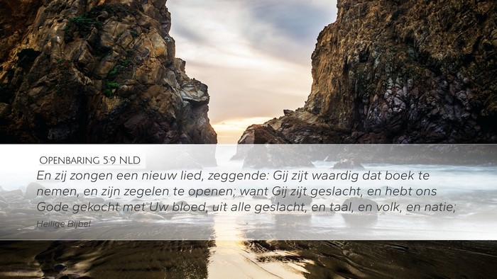 Openbaring 5:9 NLD Bible Verse Image