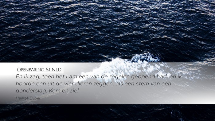 Openbaring 6:1 NLD Bible Verse Image