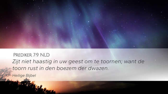 Prediker 7:9 NLD Bible Verse Image
