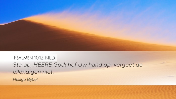 Psalmen 10:12 NLD Bible Verse Image