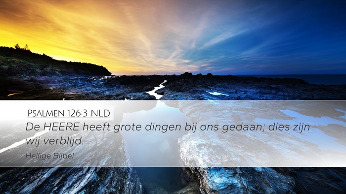 Psalmen 126:3 NLD Bible Verse Image
