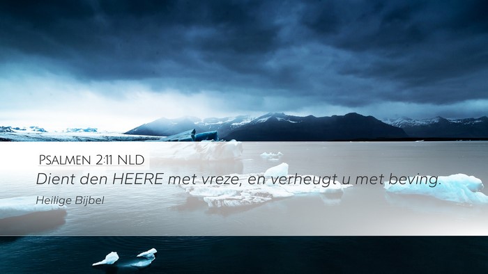 Psalmen 2:11 NLD Bible Verse Image