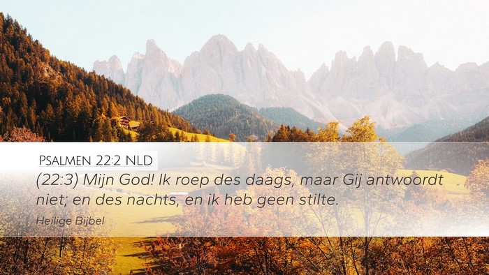 Psalmen 22:2 NLD Bible Verse Image