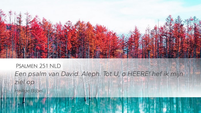 Psalmen 25:1 NLD Bible Verse Image