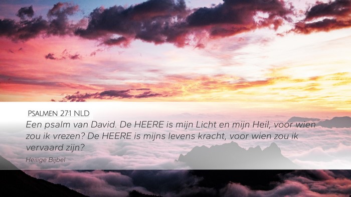 Psalmen 27:1 NLD Bible Verse Image