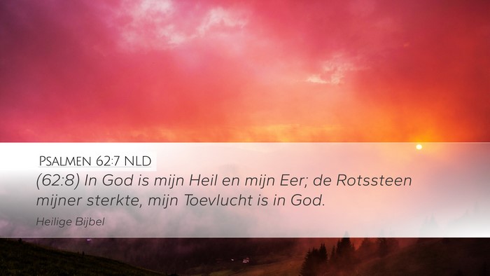 Psalmen 62:7 NLD Bible Verse Image