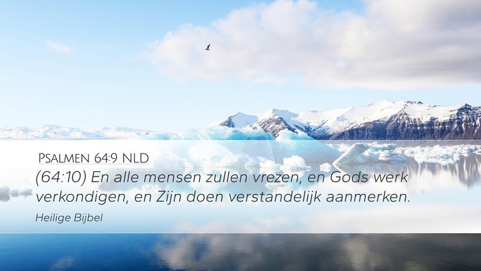 Psalmen 64:9 NLD Bible Verse Image