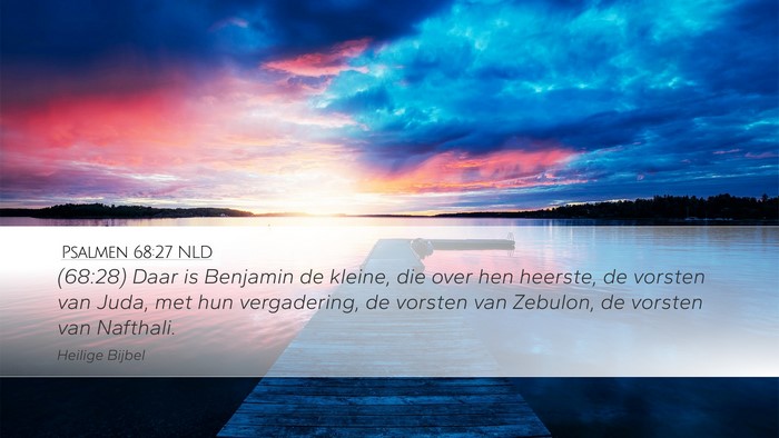 Psalmen 68:27 NLD Bible Verse Image
