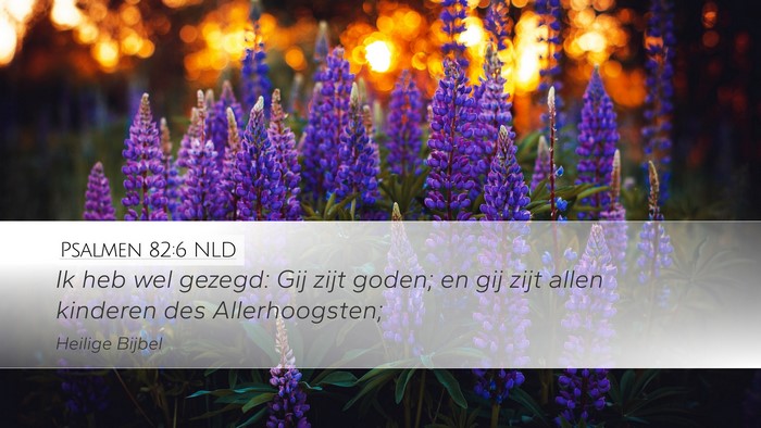 Psalmen 82:6 NLD Bible Verse Image