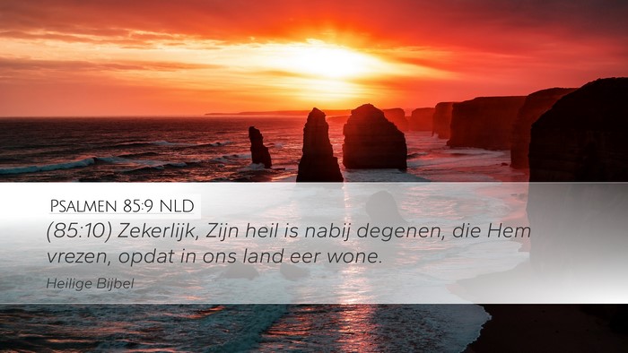Psalmen 85:9 NLD Bible Verse Image
