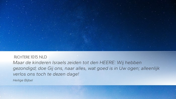 Richtere 10:15 NLD Bible Verse Image