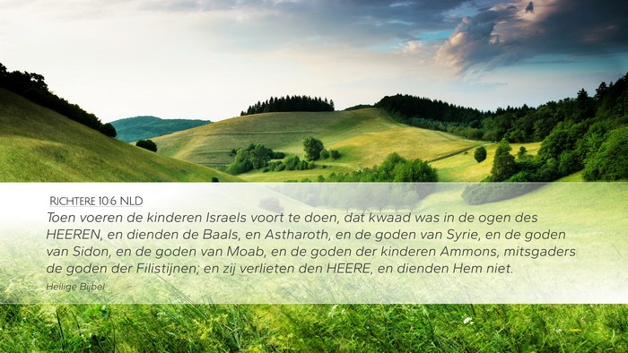 Richtere 10:6 NLD Bible Verse Image