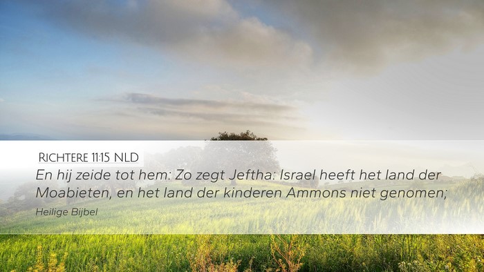 Richtere 11:15 NLD Bible Verse Image