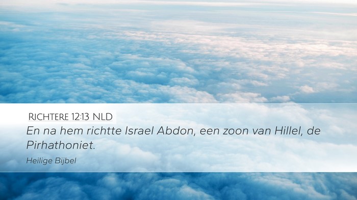 Richtere 12:13 NLD Bible Verse Image