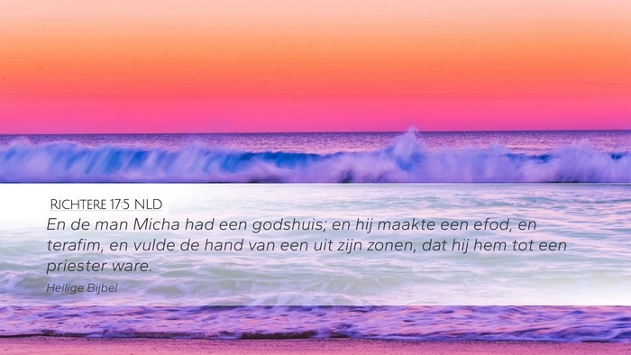 Richtere 17:5 NLD Bible Verse Image