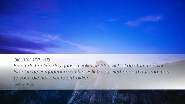 Richtere 20:2 NLD Bible Verse Image