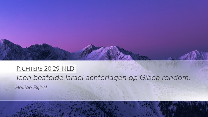 Richtere 20:29 NLD Bible Verse Image