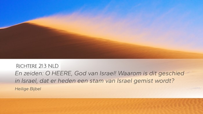 Richtere 21:3 NLD Bible Verse Image