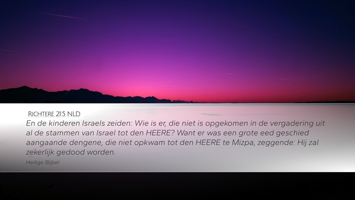 Richtere 21:5 NLD Bible Verse Image