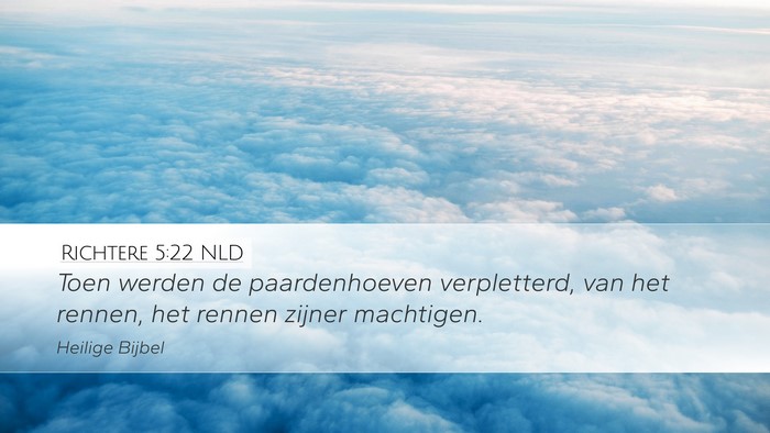 Richtere 5:22 NLD Bible Verse Image