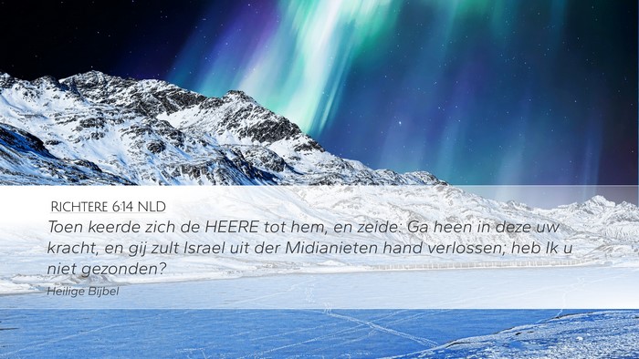 Richtere 6:14 NLD Bible Verse Image
