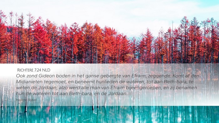 Richtere 7:24 NLD Bible Verse Image