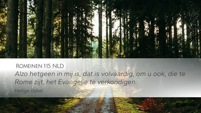 Romeinen 1:15 NLD Bible Verse Image
