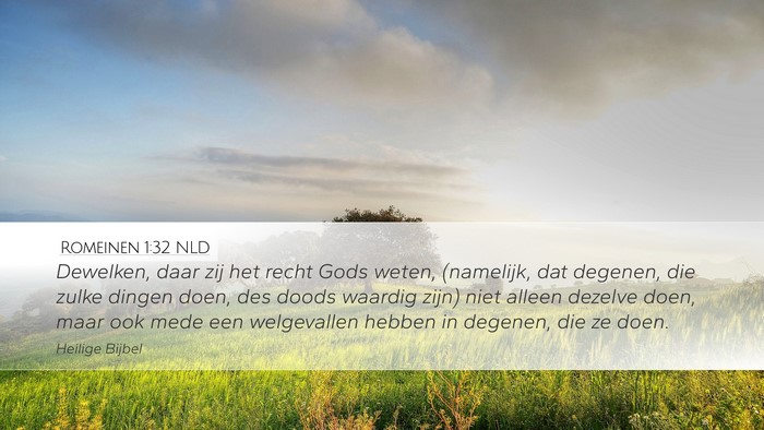Romeinen 1:32 NLD Bible Verse Image