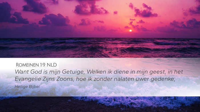 Romeinen 1:9 NLD Bible Verse Image
