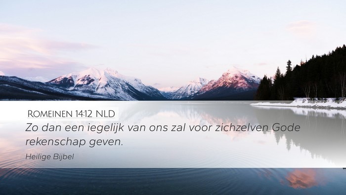 Romeinen 14:12 NLD Bible Verse Image