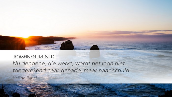 Romeinen 4:4 NLD Bible Verse Image