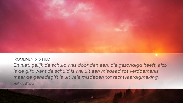 Romeinen 5:16 NLD Bible Verse Image