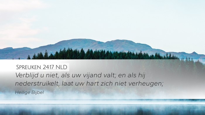 Spreuken 24:17 NLD Bible Verse Image