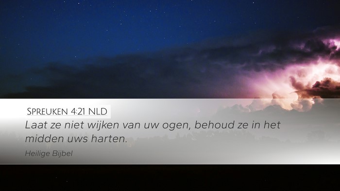 Spreuken 4:21 NLD Bible Verse Image