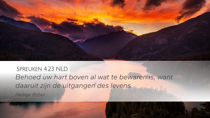 Spreuken 4:23 NLD Bible Verse Image