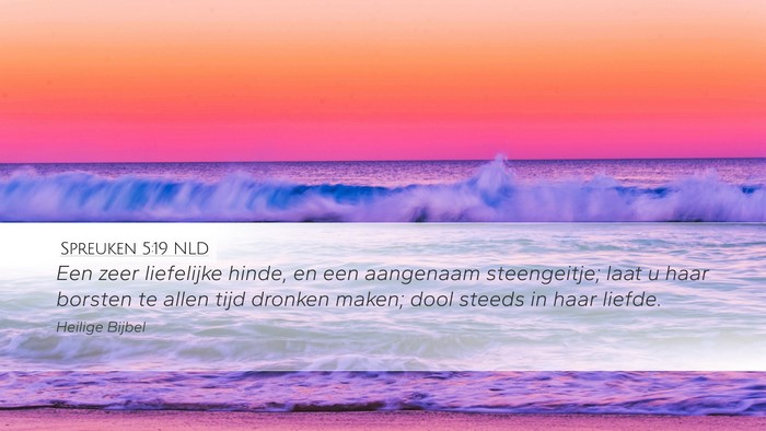 Spreuken 5:19 NLD Bible Verse Image