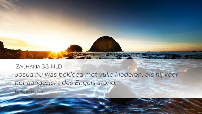Zacharia 3:3 NLD Bible Verse Image