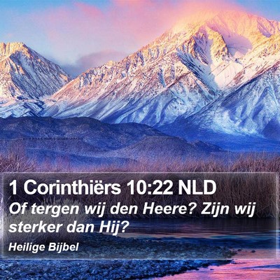 1 Corinthiërs 10:22 NLD Bible Verse Image