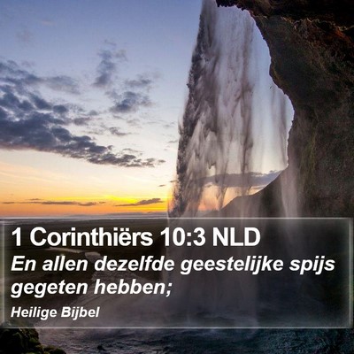 1 Corinthiërs 10:3 NLD Bible Verse Image