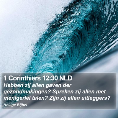 1 Corinthiërs 12:30 NLD Bible Verse Image