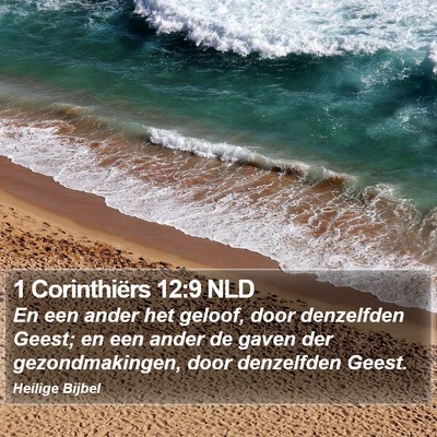 1 Corinthiërs 12:9 NLD Bible Verse Image