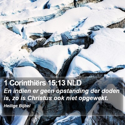 1 Corinthiërs 15:13 NLD Bible Verse Image
