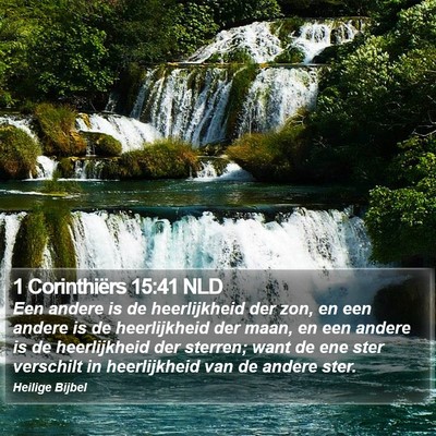 1 Corinthiërs 15:41 NLD Bible Verse Image